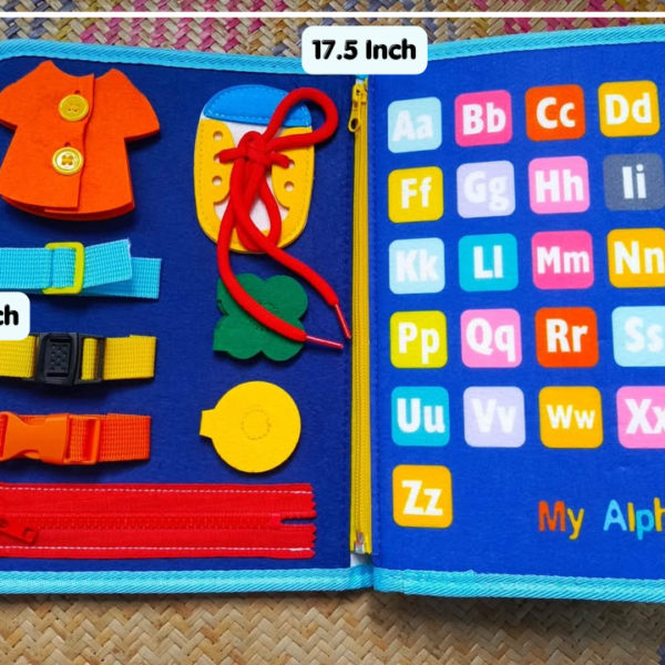 Busy Book Blue (10 Pages)