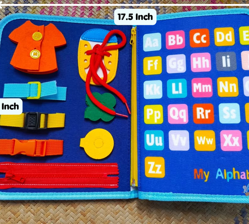 Busy Book Blue (10 Pages)