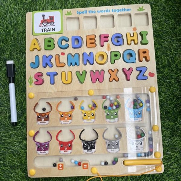 Digital Magnetic Beads and Spelling Maze