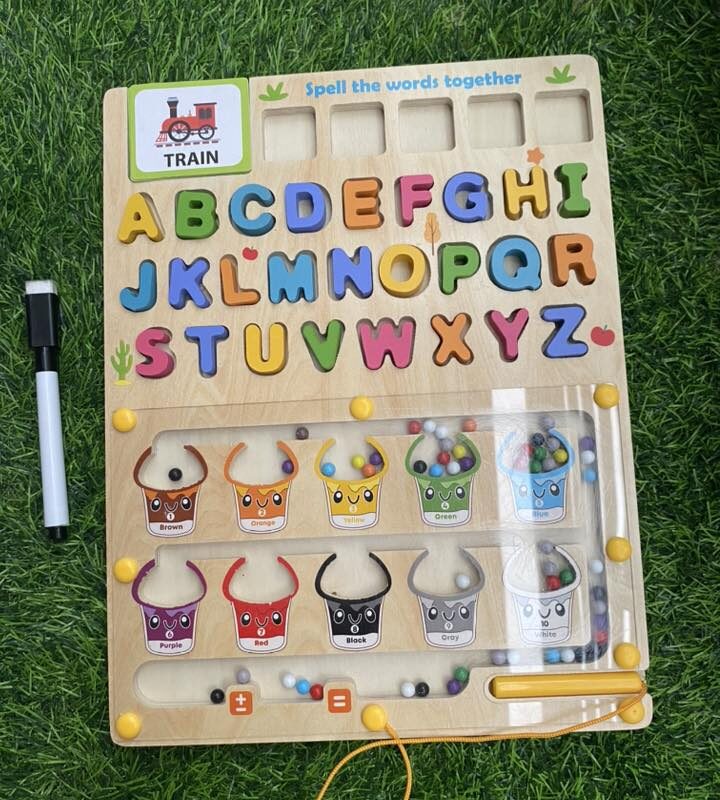 Digital Magnetic Beads and Spelling Maze