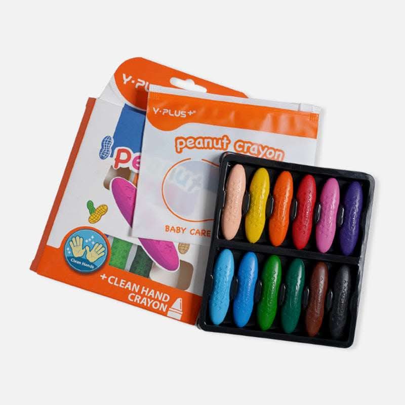 Y-plus Peanut Crayon(12 Color)