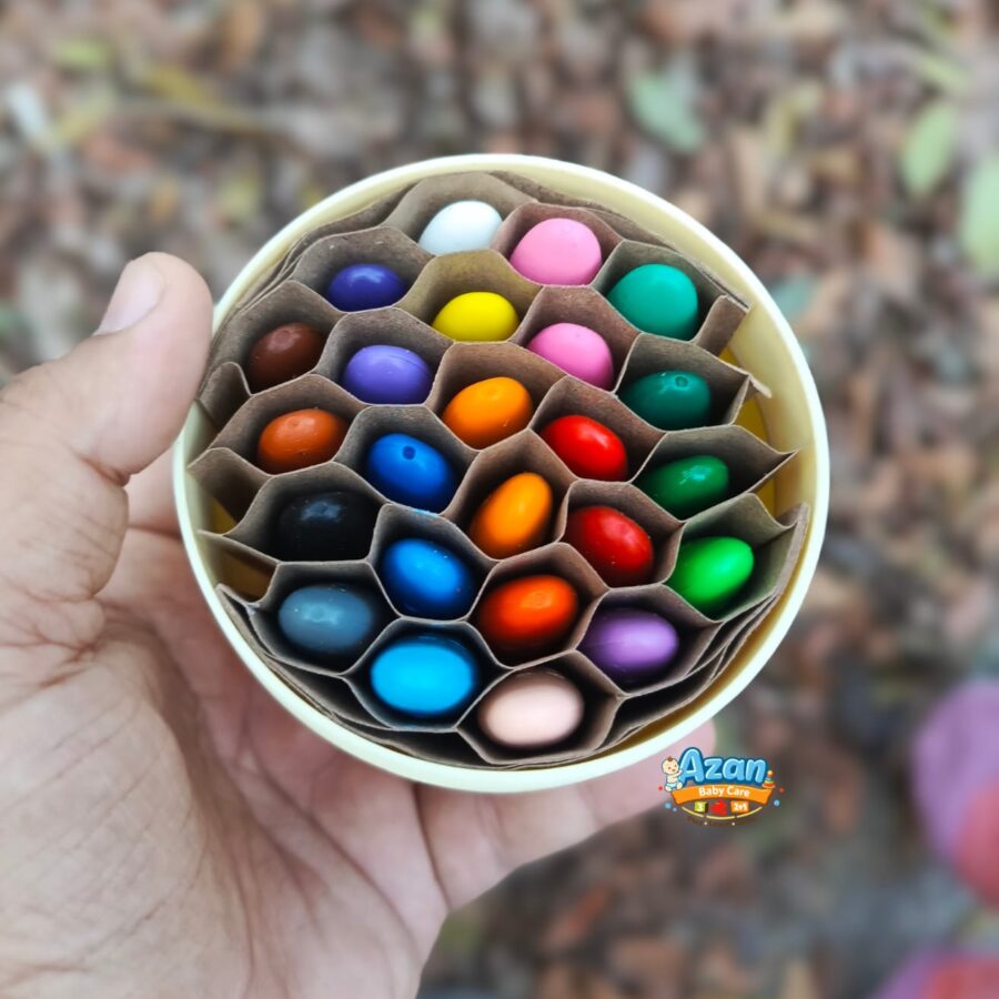 Y-plus Peanut Crayon(24 Color) Jar
