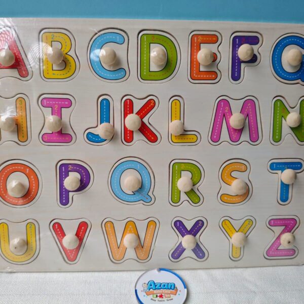 Wooden Alphabet Puzzle – Upper Case A–Z
