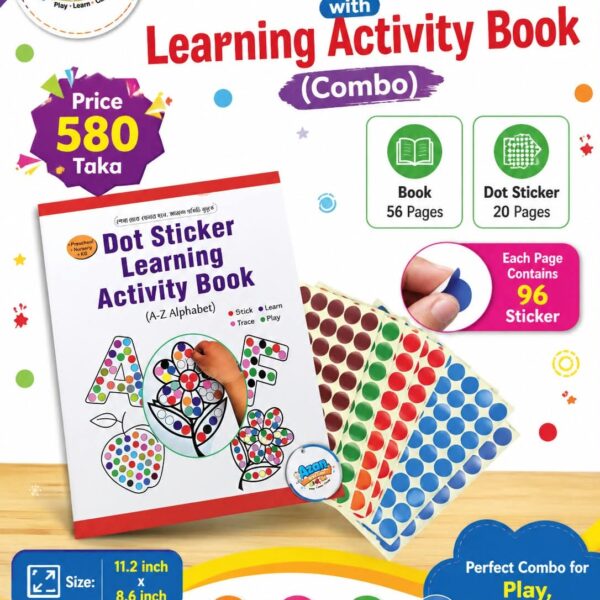 Dot Sticker with Learning Activity Book (Combo)