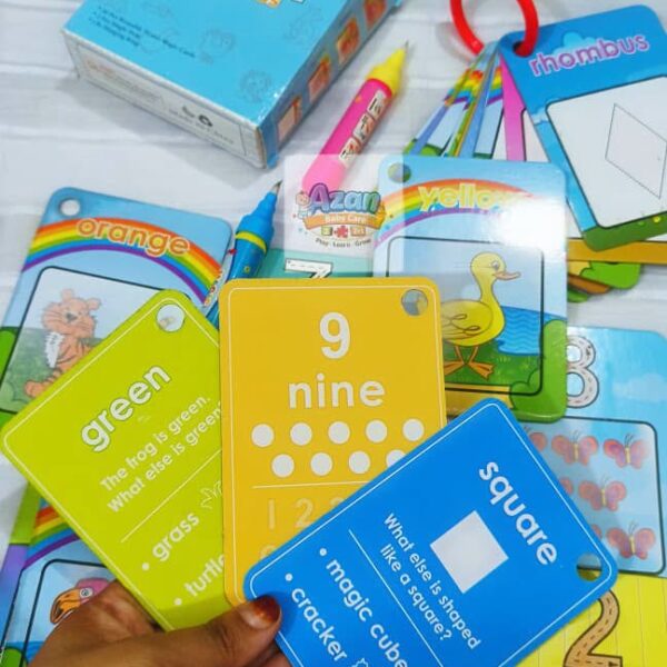 Magic water card (number, shape, color)