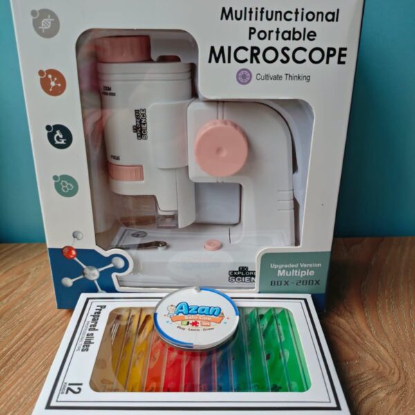 🔬 Multifunctional Portable Microscope with Stand