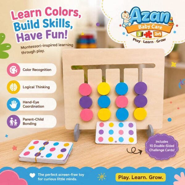 Wooden Logic Building Game