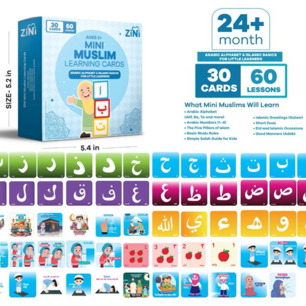 ZiNi Mini Muslim Learning Cards