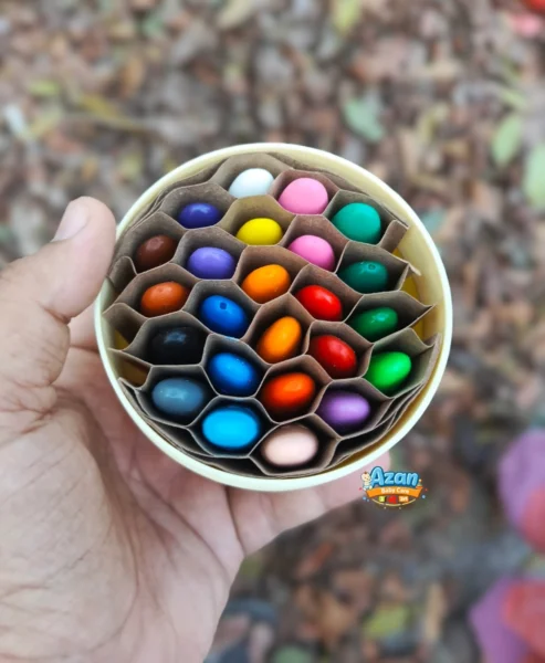 Y-plus Peanut Crayon (24 Color) Jar