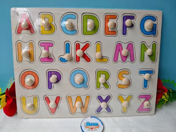 Wooden Alphabet Puzzle – Upper Case A–Z