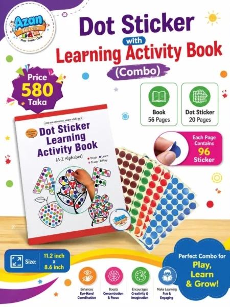 Dot Sticker with Learning Activity Book (Combo)