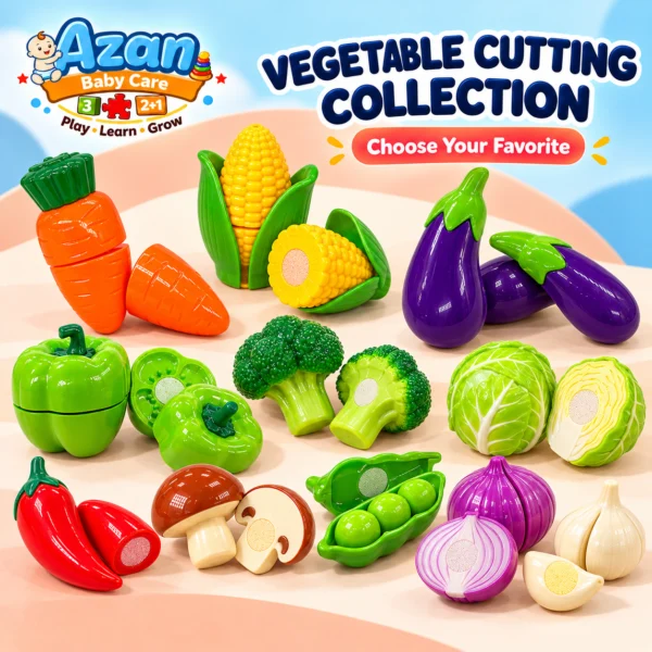 Food Cutting Toy | Veg Items (Single Piece)
