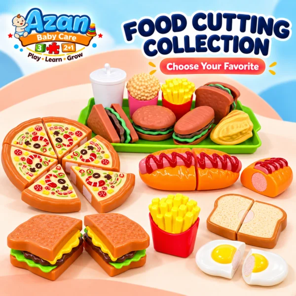 Food Cutting Toy | Food Items (Single Piece)