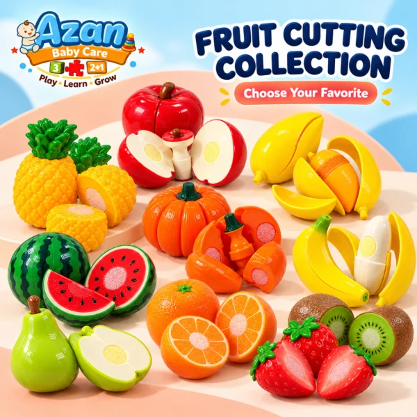 Food Cutting Toy | Fruit Items (Single Piece)