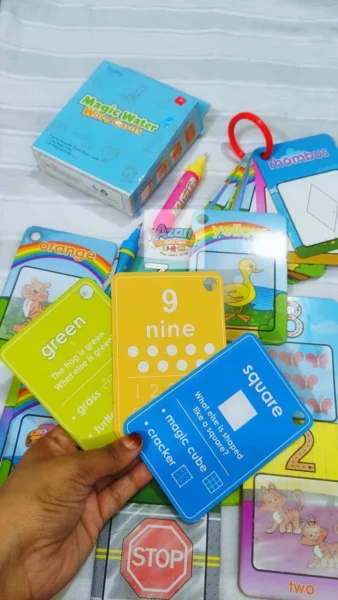 Magic Water Card (Number, Shape, Color)