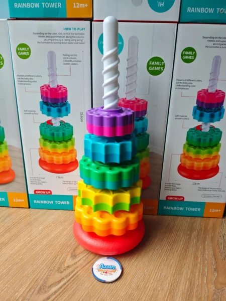 Spinning Rainbow Tower