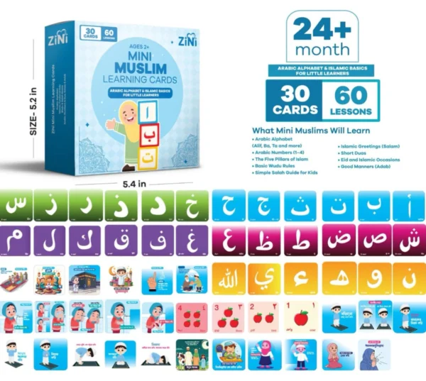 ZiNi Mini Muslim Learning Cards